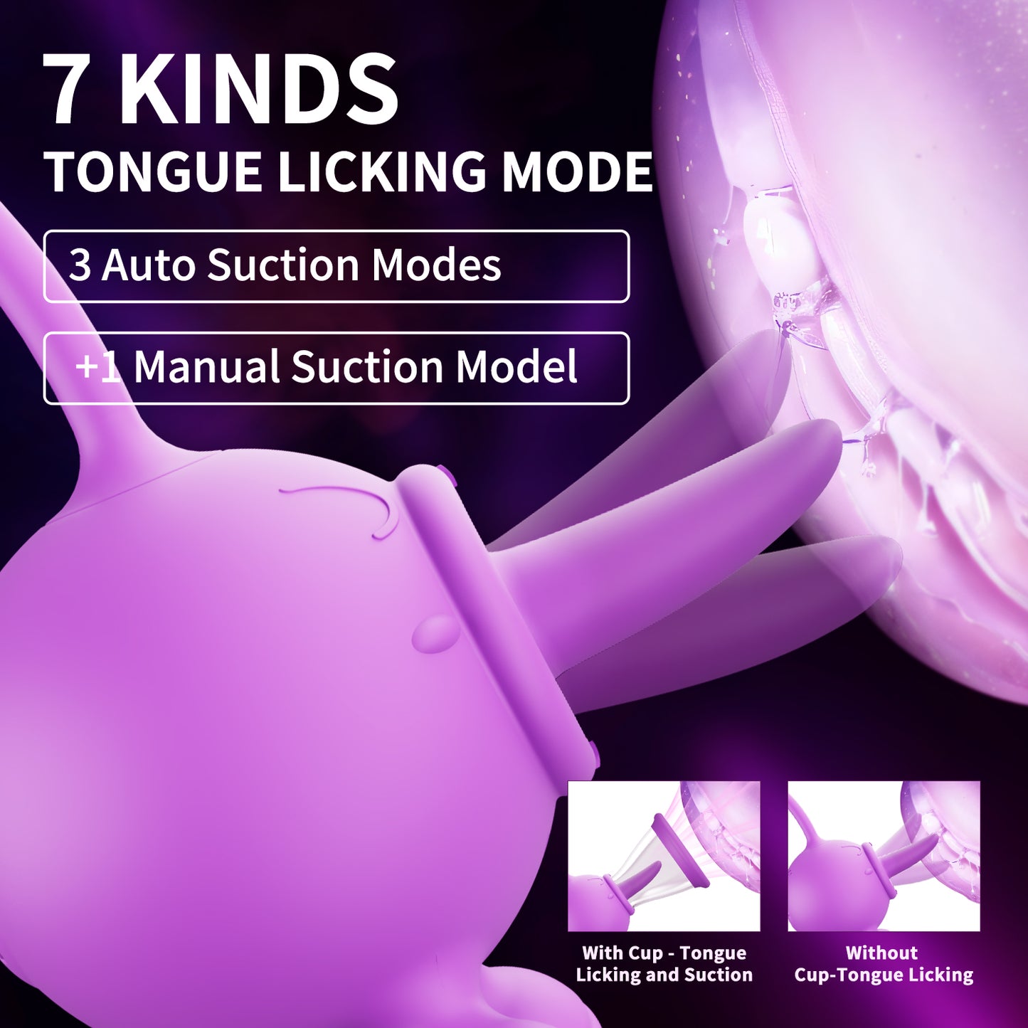 Octopus Sucking Vibrator 4 in 1